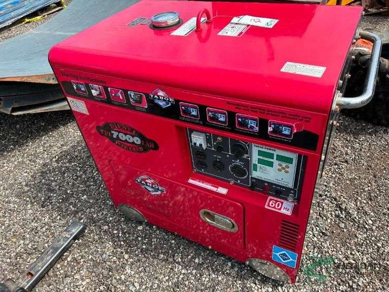 Tahoe power Diesel 7000 watt generator image