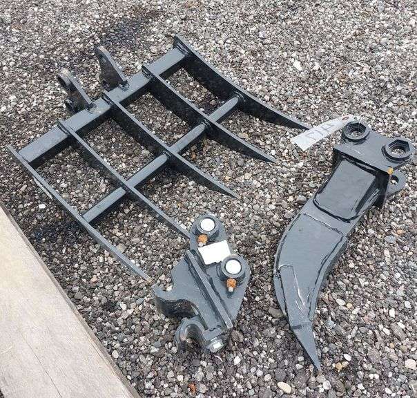 Mini Excavator Ripper, Rake, & Quick Attach Coupler image