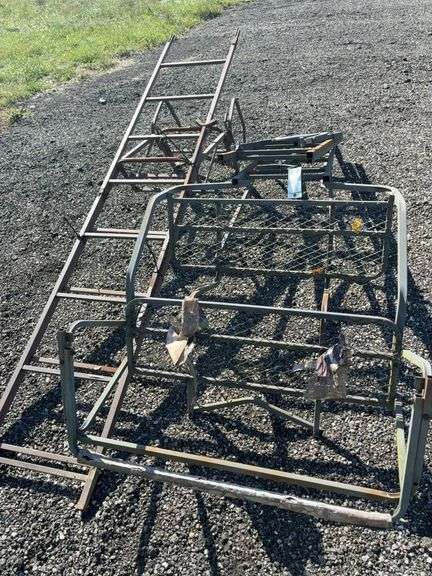 2 ladder tree stands image