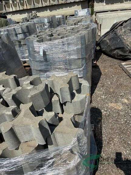 (8) Pallets of Underground Driveway or Parking Lot Grid Blocks image