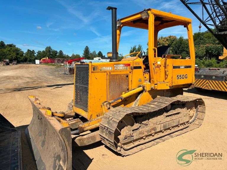1993 John Deere 550G Crawler Dozer showing 7332 hours image