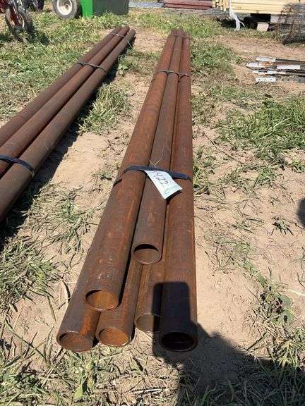 6) pieces of 2 3/4" OD steel tube, row:4 image