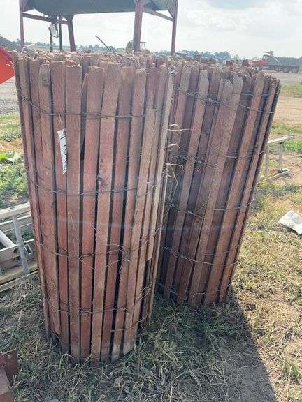 (2) rolls of snow fence, row:7 image
