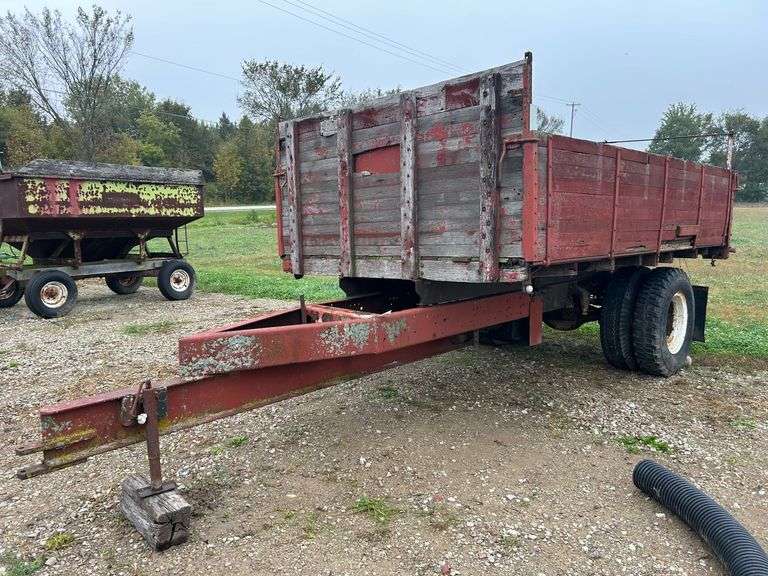 Single Axle Dual Wheel Dump Trailer image
