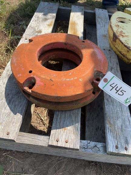 Massey Harris tractor front wheel weights, row:4 image