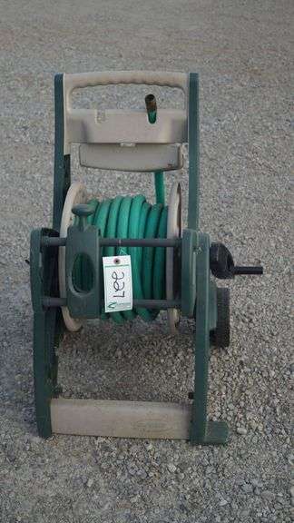 Hose Reel with Green Hose image