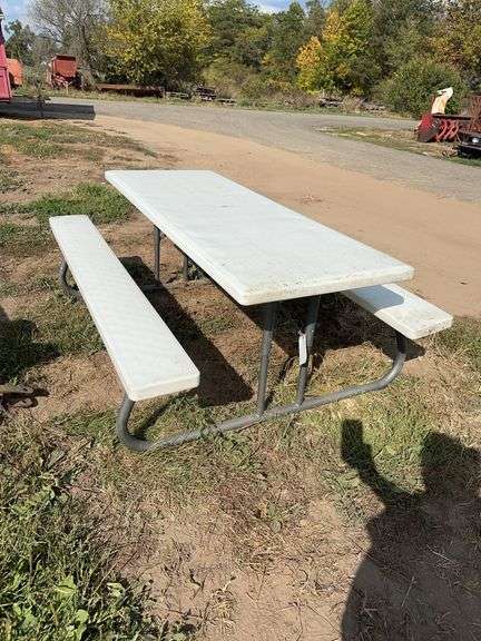 Plastic fold-up picnic table, row: 6 image