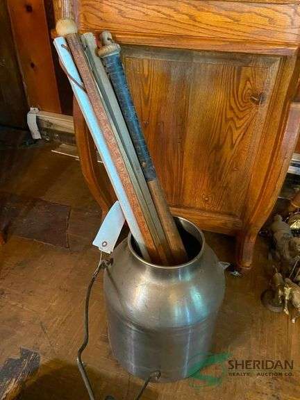 Milk can with contents image