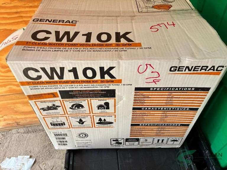 Generac Clean water pump image