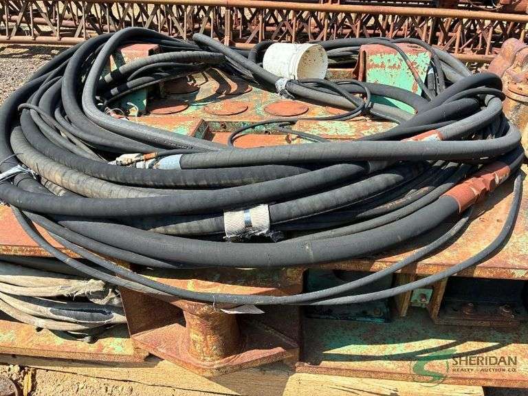 1989 ICE 812 Vibratory Driver/Extractor Pile Hammer (clamp & hoses)  SN 181139  with Model 126 Clamp and Jaw Set image