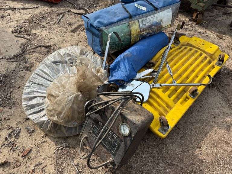 Mechanic Creeper, Tent, Mirrors, & Misc. Items image