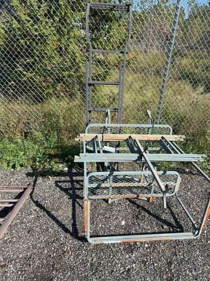 2 ladder tree stands image