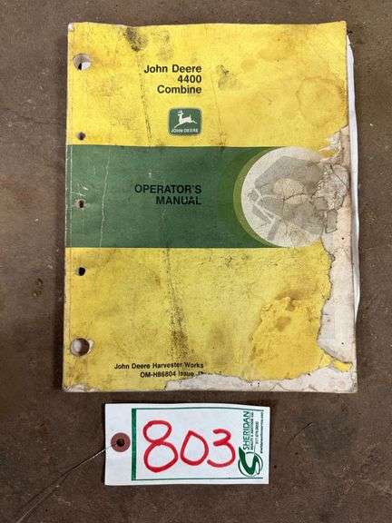 John Deere 4400 Combine Operator's Manual image