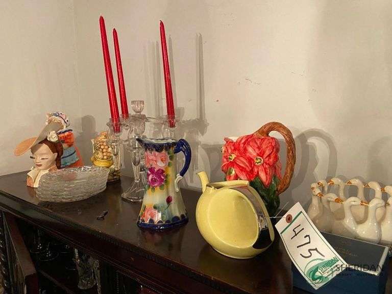 Contents of top of cabinet image