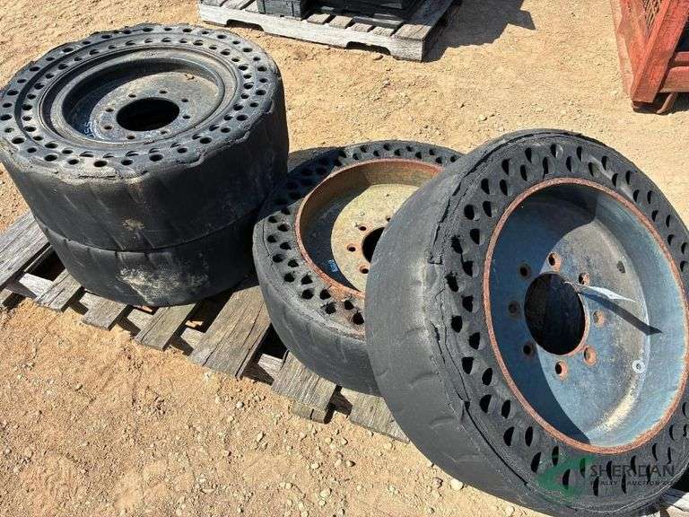 Solid Tires on Rims image