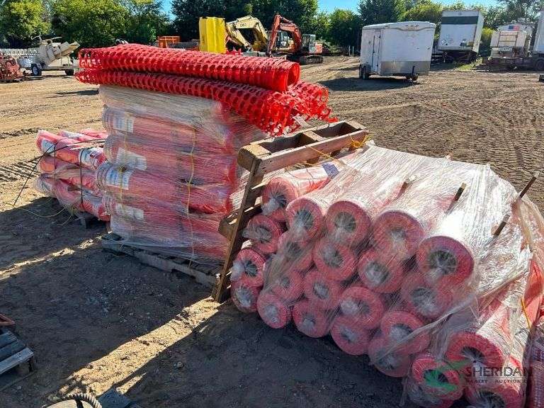 (3) Pallets of Snow Fence image