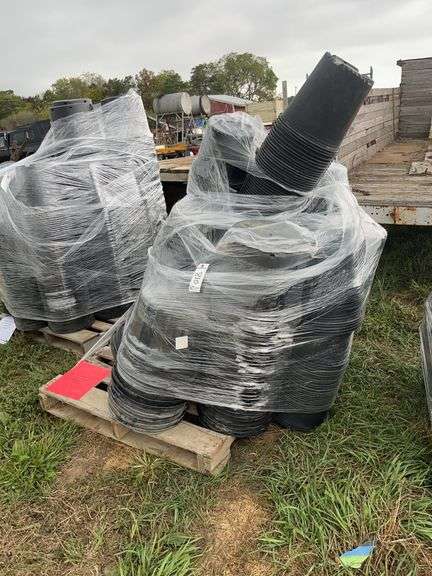 Pallet of Nursery growing pots, row:8 image