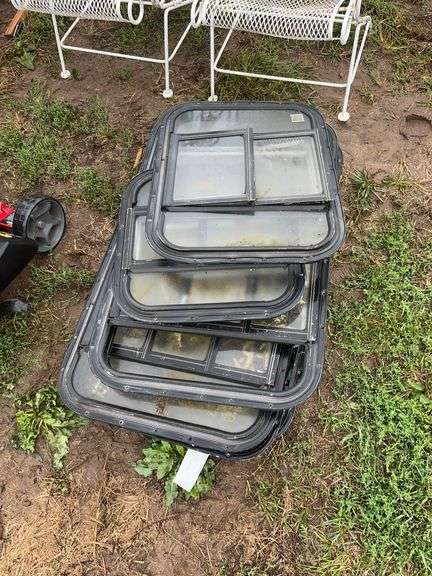 (6) RV aluminum windows, row:8 image