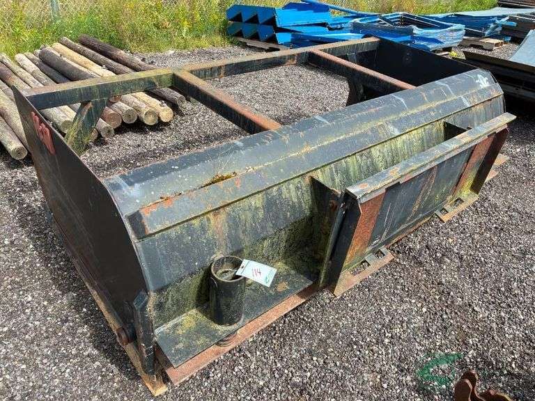 H&H 8ft push box for skid steer image