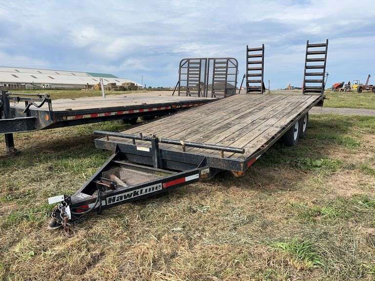 2005 Hawkline deck over trailer 20', row:2 image