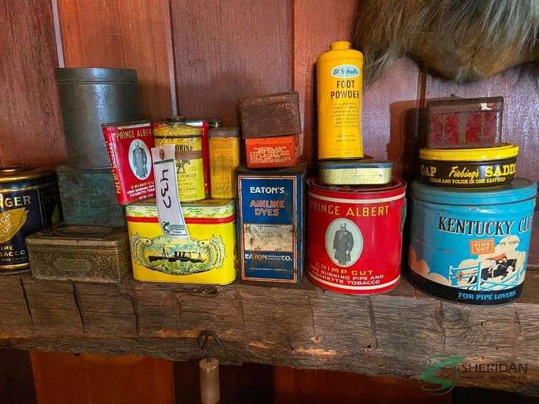 Vintage collectible tins image