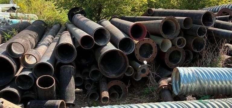 Large Lot of Cast Pipe Only image