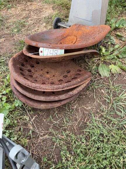 Stack of (6) tractor seats, row:7 image