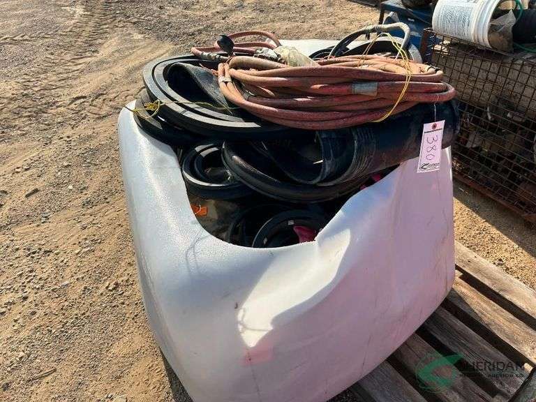 Bin of Gaskets, Hoses, and More -bin not included image