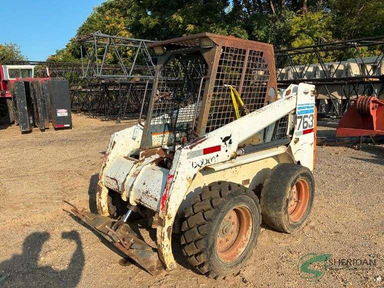 Bobcat 763 Skid Loader Foot Control showing 3,667 hours image