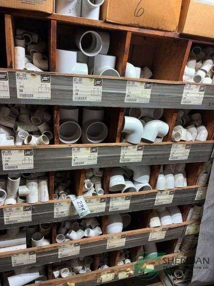 Numerous PVC fittings image