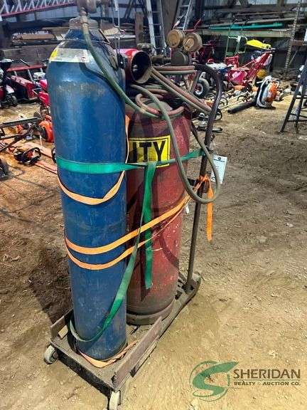 Torch set on cart image