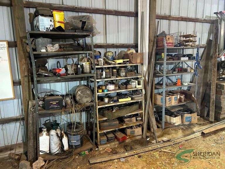 (3) Shelving units and contents image