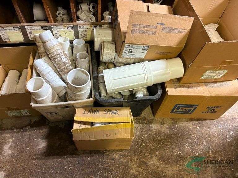 Numerous PVC slide fittings image