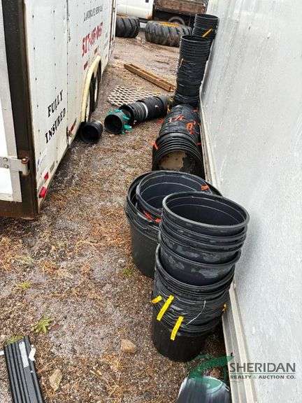 Assorted tree and shrub pots image