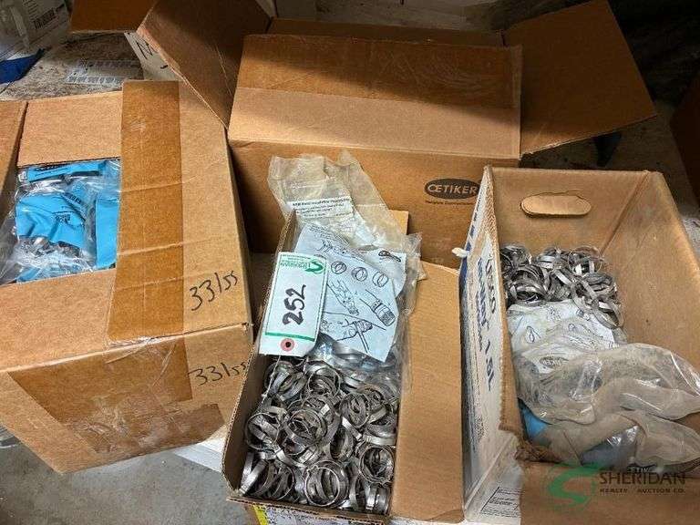 Numerous crimp clamps image