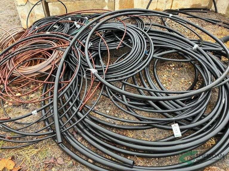 Assorted irrigation pipe image