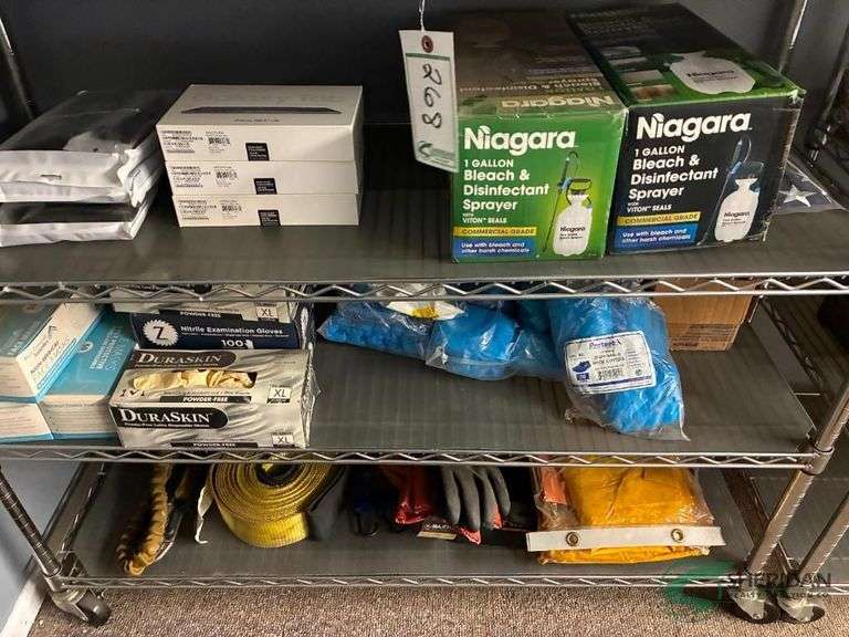 Contents of bottom 3 shelves image