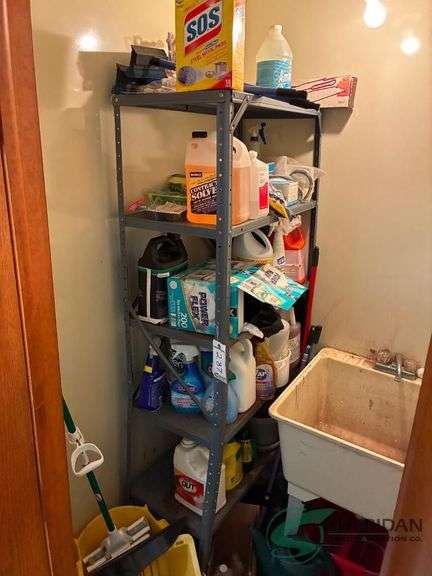 Cleaning supplies -sink not included image