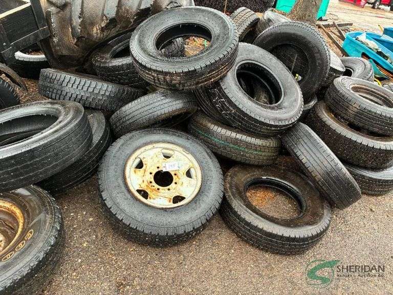 Numerous tires and rims buyer must take ALL image