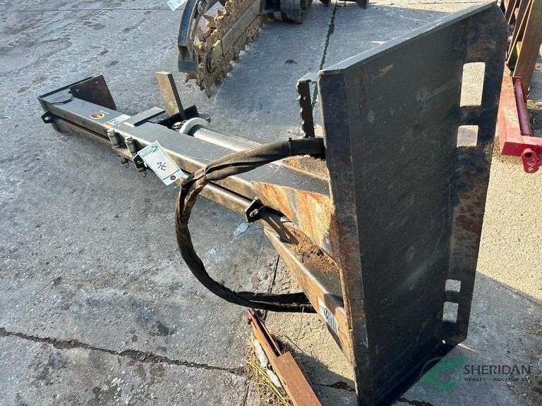 Skid steer mount wood splitter image