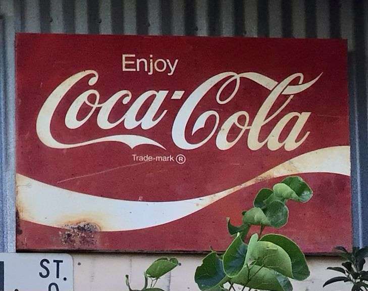 Coca Cola Sign - 35in x 24in