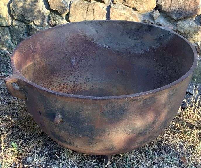Cast Iron Cauldron and Stand