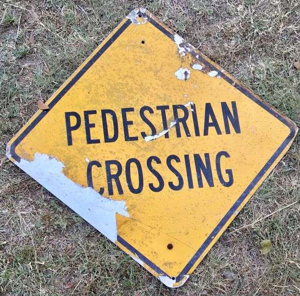 Pedestrian Crossing Sign - 24in
