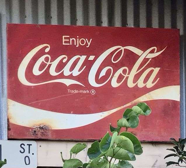 Coca Cola Sign - 35in x 24in