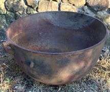 Cast Iron Cauldron and Stand