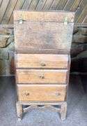 Wood Sewing Supplies Organizer