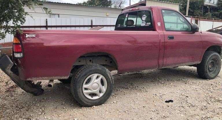 2002 Toyota Tundra - broke down on the side of the road, then a semi hit it * i had a key made, the motor fired up, sounds good. * The transmission is making a noise when shifted out of park * storage lien