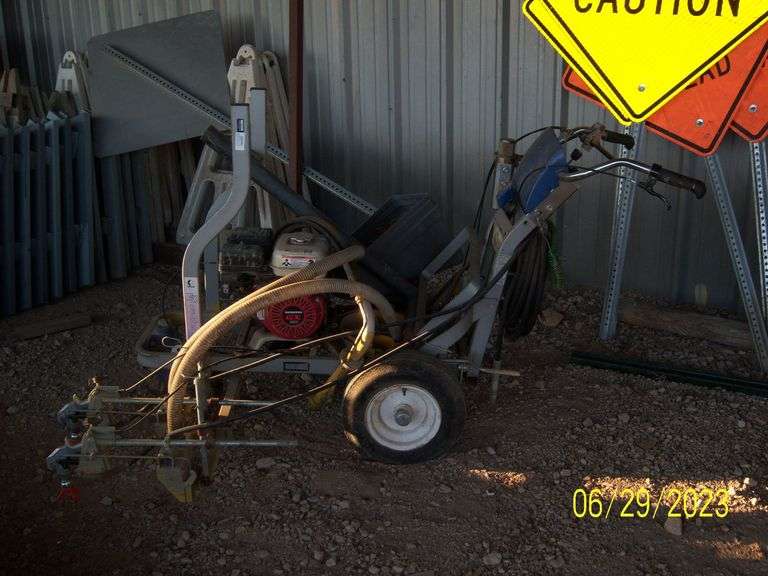 Line Lazer Striping Machine, Working Condition Unknown