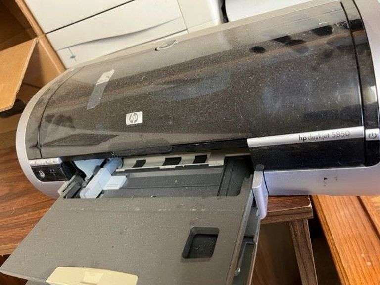 HP Deskjet 5850 Printer, HP LaserJet P1102W Printer, Working Condition Unknown