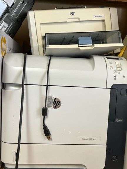 HP LaserJet 1022 Printer, HP LaserJet 600 M601 Printer, Working Condition Unknown